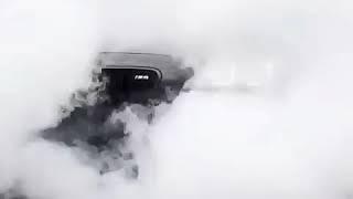 BMW в дыму!