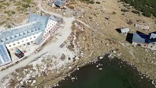 Cabana Musala, Muntii Rila , Bulgaria- 2389 m-Aerial View