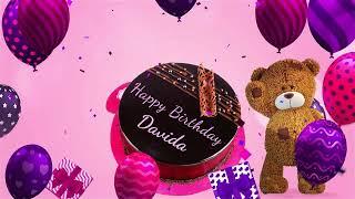 Happy Birthday Davida | Davida Happy Birthday Song