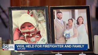 ‘Praying for a miracle’: Massachusetts town rallies around firefighter following family tragedy