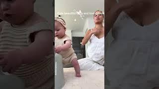 Cute beautiful baby and Mom ️Happy Babies Kidz View  #happybabieskidzview