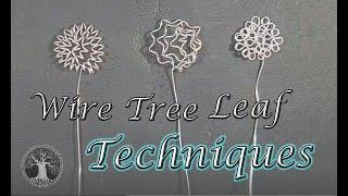 How To Make Leaves For Your Wire Trees - Learn how to make a wire tree leaves