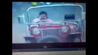 Mohanlal drifting jeep