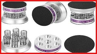 Audiocrast Speaker Isolation Base Pads, Spring Speaker Floor Protector, Sound Dampening