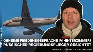 PUTINS KRIEG: Geheime Friedensgespräche? Russischer Regierungsflieger in den USA gesichtet