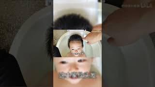 小宝宝的自然卷发，有什么办法变直吗#生活#vlog
