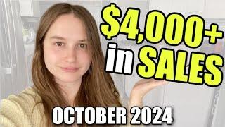 October 2024 Poshmark Sales Numbers + What Sold