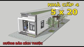 #01 NHÀ CẤP BỐN 5x20 - 3 phòng ngủ - LH: 09.888.476.74