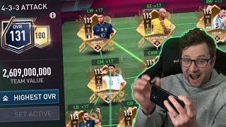 Full Max Rated TOTT Squad On FIFA Mobile 22! 2.6 Billion Coin World Cup Team of the Tournament Squad