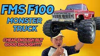 FMS Ford F100 scale monster truck - RTR with batteries, cheap and monster fun