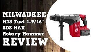 Milwaukee M18 Fuel SDS MAX 1-9/16"  Rotary Hammer 2717-22HD Review in 4K