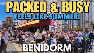 Benidorm - Packed Pubs, Bars & Busy Levante!┃Feels Like SUMMER Again!