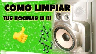 LIMPIEZA DE PARLANTES ‼️ TUTORIAL RÁPIDO #55 