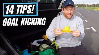 Here's 14 Rugby Kicking Tips | @rugbybricks | Rugby Goal Kicking | Peter Breen