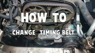 How to replace timing belt 1.8 16v Opel Vauxhall