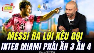 MESSI KÊU GỌI TOÀN ĐỘI PHẢI VÔ ĐỊCH MỌI GIẢI ĐẤU. MASCHERANO ÚP MỞ VIỆC MESSI DỰ BỊ