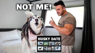 I CAUGHT MY HUSKY ON A DATING SITE  (SHE ARGUES!)