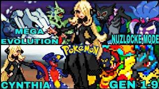 [New Completed] Pokemon gba rom hack 2024 With Mega Evolution, Nuzlocke Mode, Cynthia, Gen1-9 & More