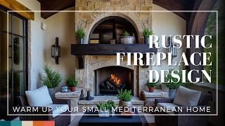 Warm Up Your Small Mediterranean Home: Rustic Fireplace Design Inspirations!