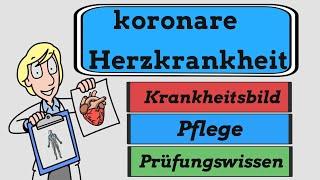 koronare Herzkrankheit (KHK) | Krankheitsbild & Pflege & Prüfungswissen