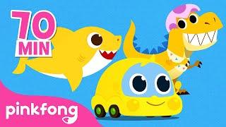 Baby T-Rex und die besten kinderlieder von Baby-Hai | Baby Shark Deutsch | Pinkfong Kinderlieder