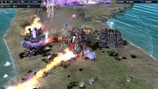 UEF vs Cybran, 1v1, Epic AI vs AI Battle - Revamp Expansion Mod (RVE), Supreme Commander 2