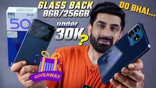 This Phone Comes Under 30K With Glass Back,8/256GB,FHD+ Display ft.  ZTE Blade V50 Design |Giveaway