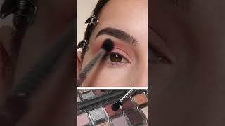 Fall Soft Glam Eyeshadow Tutorial using the Huda Beauty Icy Nude Palette #eyeshadow #eyemakeup