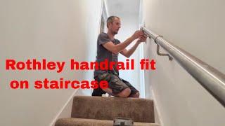 Handrail fit on stairs Rothley