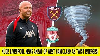 HUGE Liverpool News Ahead Of West Ham Clash As TWIST Emerges!