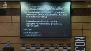 Windows Pwn 7 OEM, Alex Plaskett - 44CON 2011