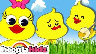 Five Little Ducks Song + More Nursery Rhymes Collection by HooplaKidz