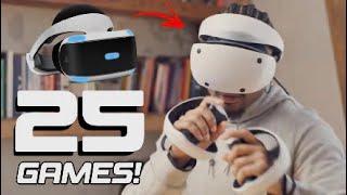 25 PS VR games with upgrade to Playstation VR2!