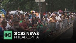 Philadelphia holds Juneteenth parade, festival in West Philly:  "It's a beautiful thing"