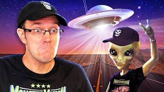 Provoking (and Fist Fighting) the Alien Visitors (with SquarePainter) - Cinemassacre Podcast