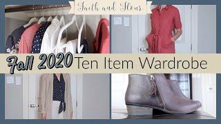 Fall Ten Item Wardrobe 2020 | Capsule Wardrobe |  Transitional Outfits for Summer to Fall