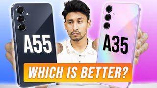 Samsung Galaxy A55 vs A35 Comparision ️ Which is BETTER?
