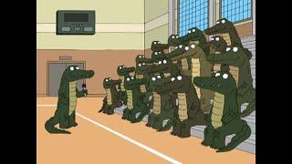 Family Guy - A crocodile at an alligator rally