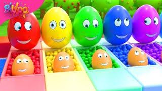 Surprise Eggs Nursery Rhymes | Old MacDonald Had A Farm | BluLoo Nursery Rhymes & Kids Songs