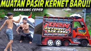 MUATAN PASIR!! DIMAS DAPAT KERNET BARU BAMBANG CEPER, LANGSUNG DI TES MUAT PASIR..