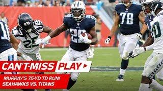 DeMarco Murray Weaves Through Seattle's Defense for 75-Yd TD Run! | Can't-Miss Play | NFL Wk 3