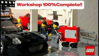 I FINALLY FINISHED MY LEGO WORKSHOP!! | LEGO