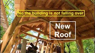 New Timber Roof Trusses.