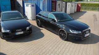 Audi A6 4G Avant mit Eibach Gewindefedern und Twin-Monotube 20 Zoll Felgen