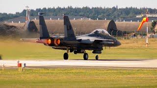 Lots Of Lakenheath F15 And F35 Action in 4K ultra HD