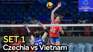 Czechia vs Vietnam Semi Finals Set 1 Full Video FIVB Volleyball Challenger Cup 2024
