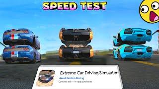 Double decker Pagani vs Mustang Speed Test | Extreme car driving simulator 2024