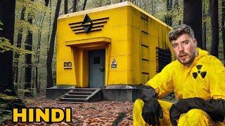 Survive 100 Days In Nuclear Bunker, Win $500,000 (HINDI) #mrbeast