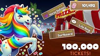 Turning In *100,000* Carnival Tickets To Sunny! - Wild Horse Islands Roblox