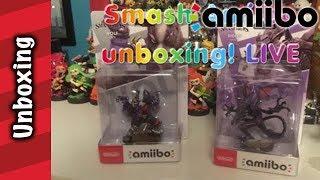 Ridley and Wolf Smash Amiibo unboxing LIVE!